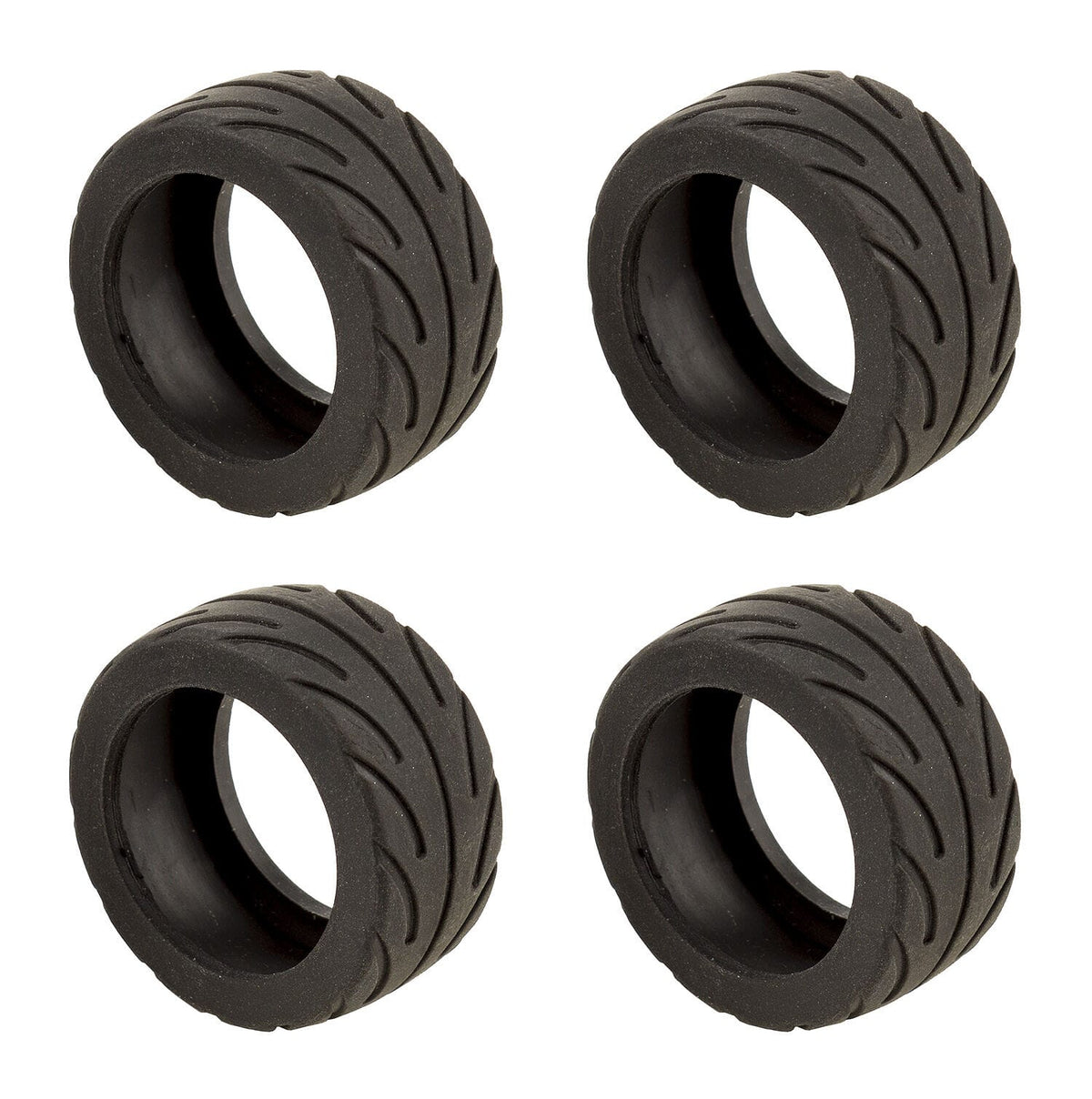 Team Associated NanoSport Radial Tires, black [21608]