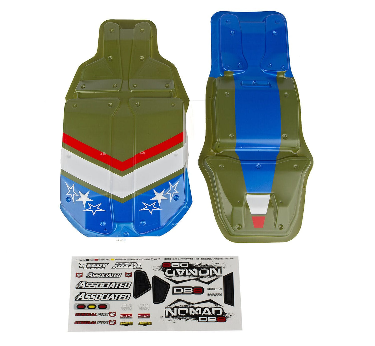 Team Associated Nomad Body, green [89606]