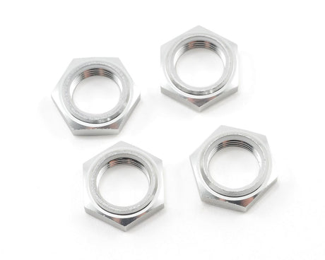 Team Associated Nyloc Wheel Nuts Silver 89405