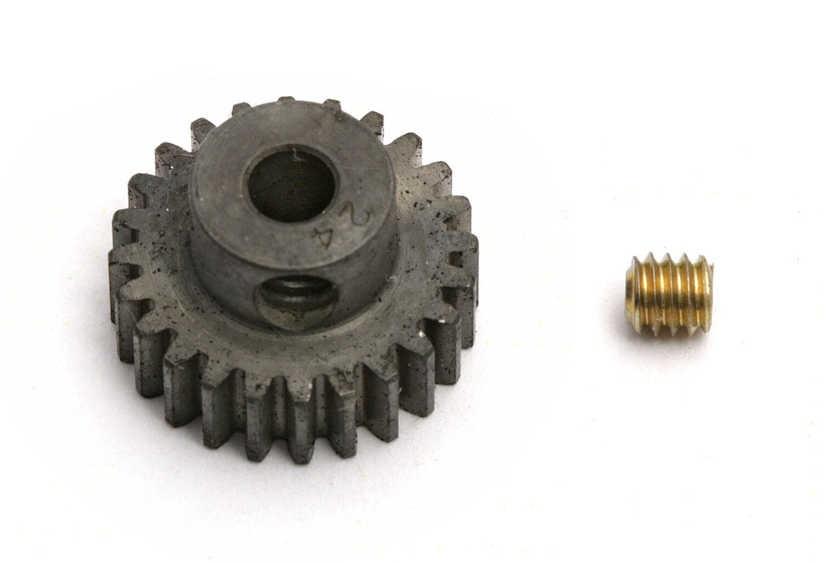 Team Associated Precision Machined Pinion Gear, 24T 48P, 1/8 shaft [8261]