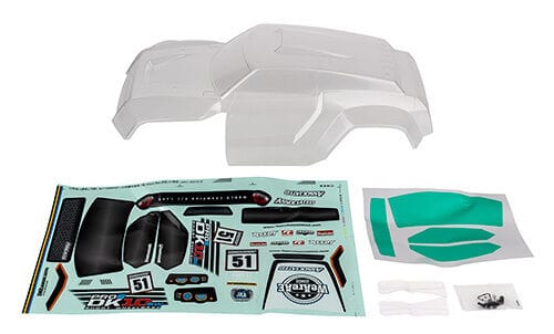 Team Associated PRO2 DK10SW Desert Buggy Body, clear [72119]