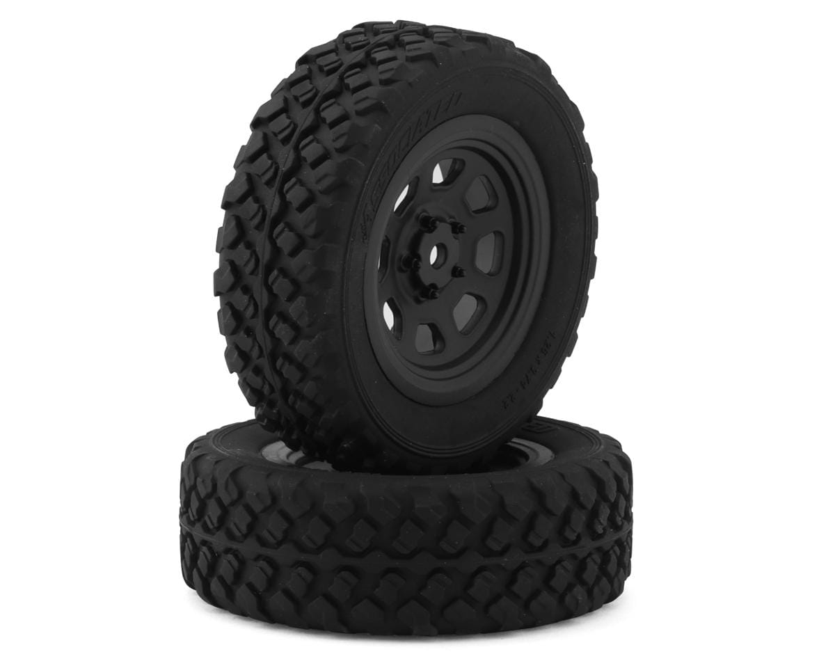 Team Associated PRO2 LT10SW Front Wheels and Tires, mounted [72113]