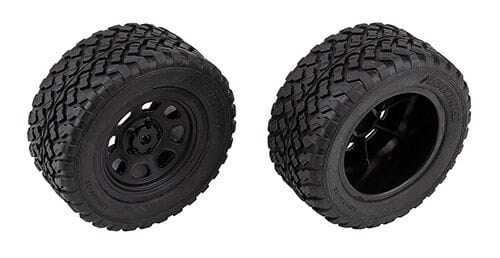 Team Associated PRO2 LT10SW Rear Wheels and Tires, mounted [72112]
