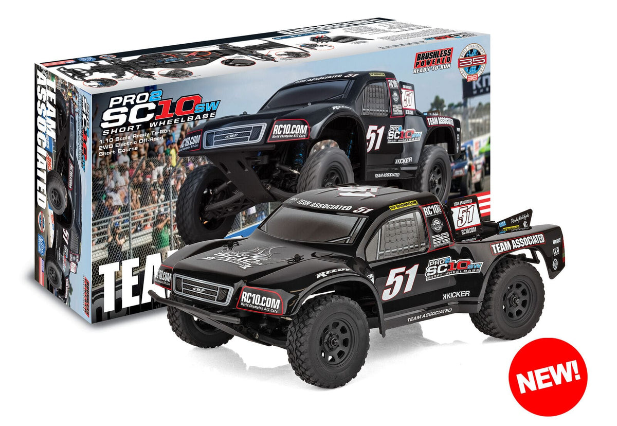 Team Associated PRO2 SC10sw RTR - Black [70041]