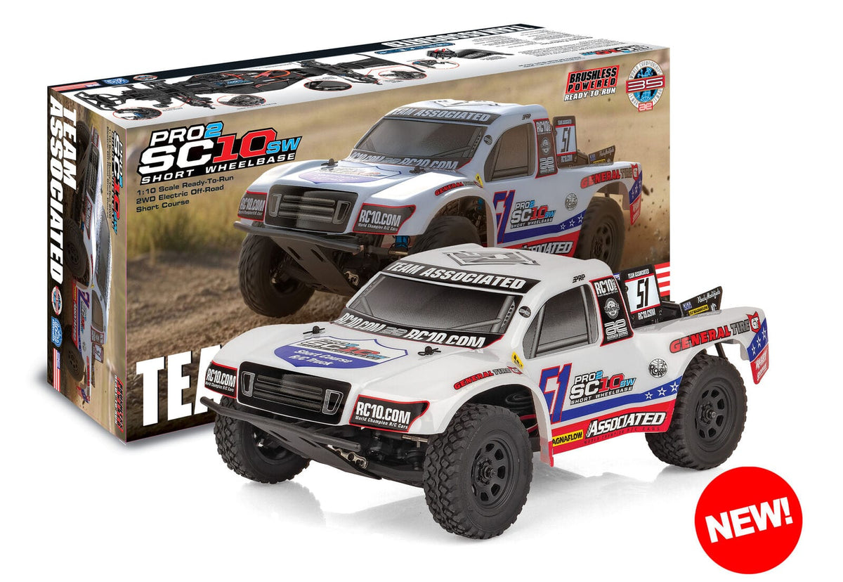 Team Associated PRO2 SC10sw RTR - White [70040]