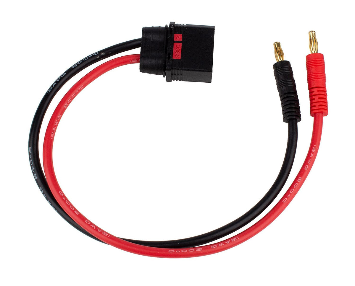 Team Associated QS8 350mm Charge Lead, 4mm [27242]