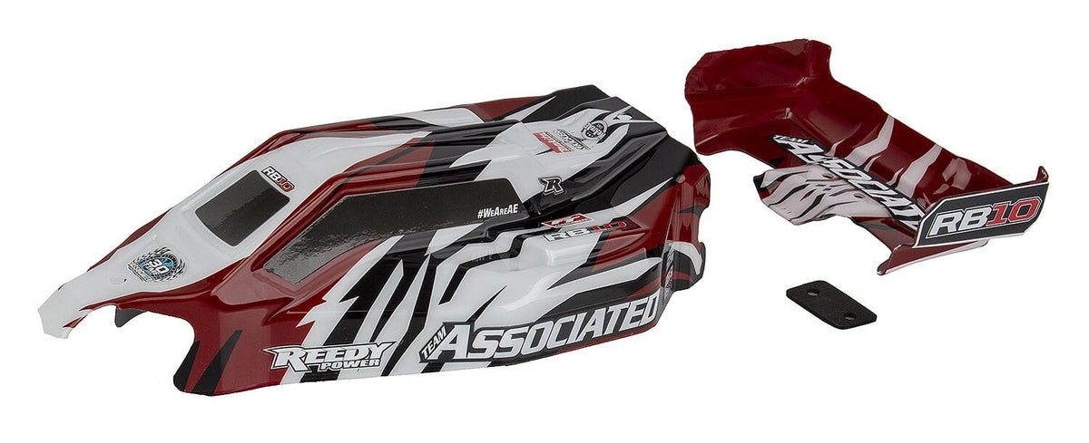 Team Associated RB10 RTR Body and Wing, red [72020]