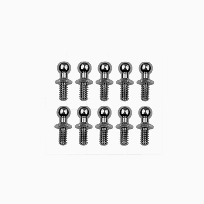 Team Associated RC10 Ballstuds .20, Silver [6271]