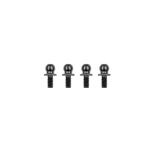 Team Associated RC10 Ballstuds 5.3mm, Short Neck, Black [6765]