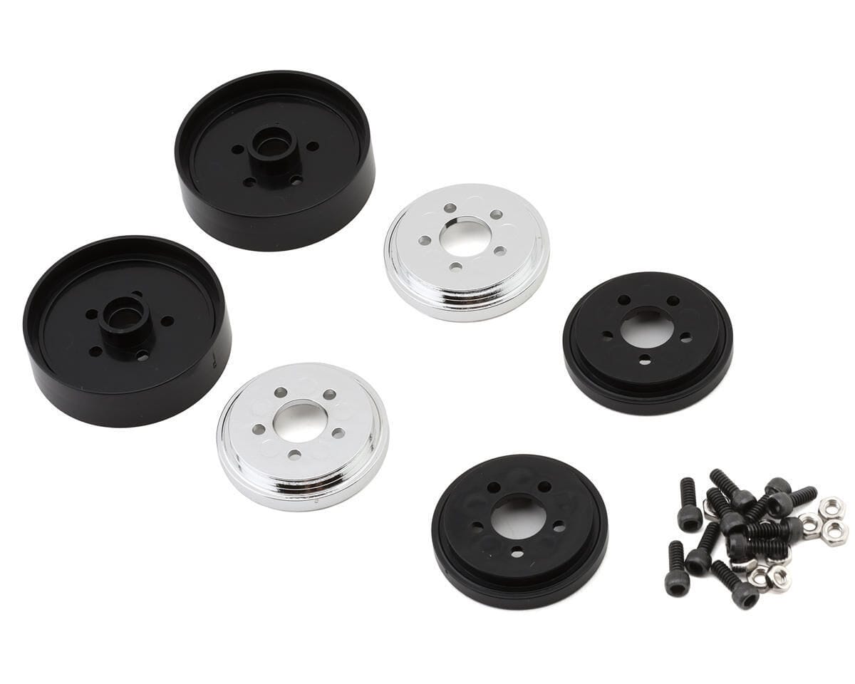 Team Associated RC10 Jay Halsey Front Wheels, Chrome [6395]