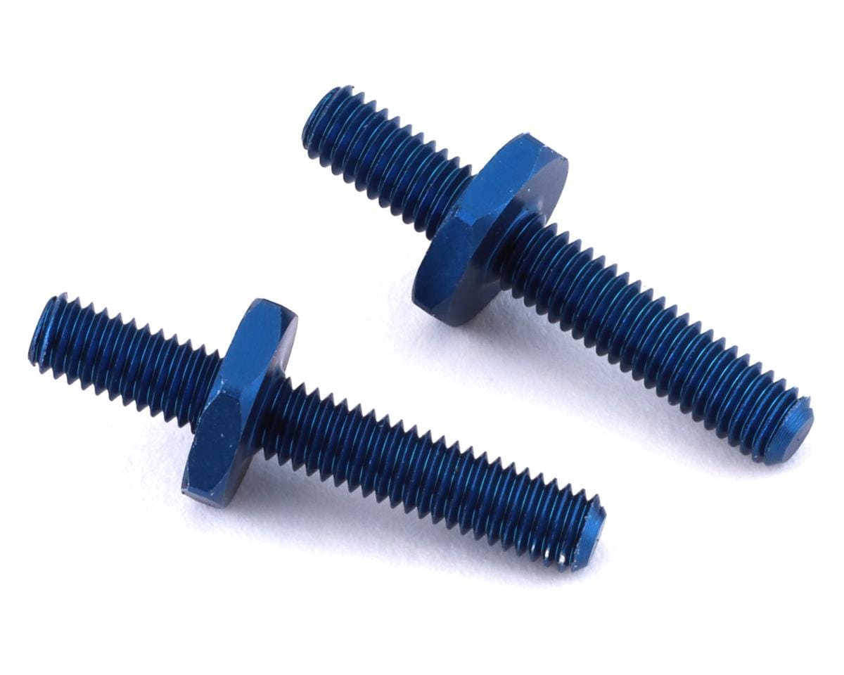 Team Associated RC10B6.3 FT Battery Strap Shoulder Screws, blue aluminum [91905]