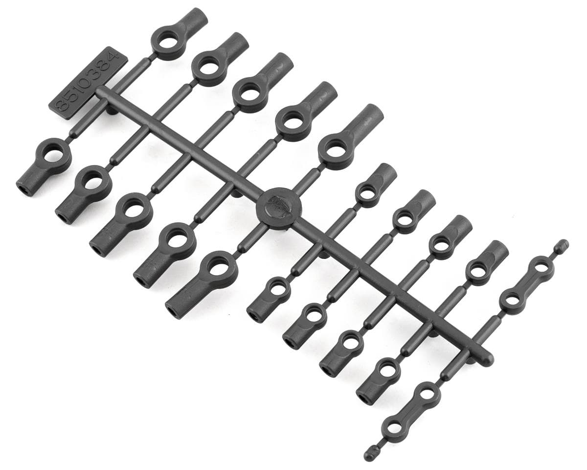 Team Associated RC10B6.4 13mm Shock Rod End Set [91997]