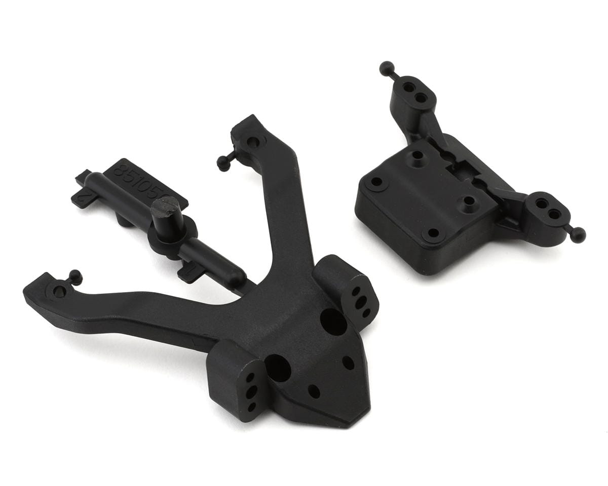 Team Associated RC10B6.4 Front Top Plate and Ballstud Mount angled 71182
