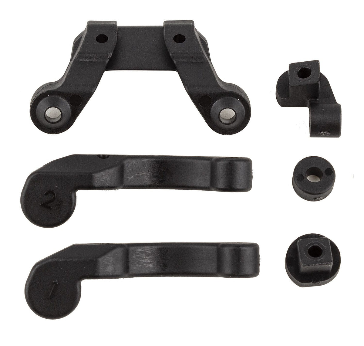 Team Associated RC10B6.4 Front Wing Mount, Fan Mounts, and Battery Brace Shim Set [91978]
