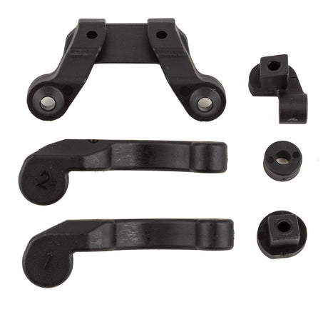 Team Associated RC10B6.4 Front Wing Mount, Fan Mounts, and Battery Brace Shim Set [91978]