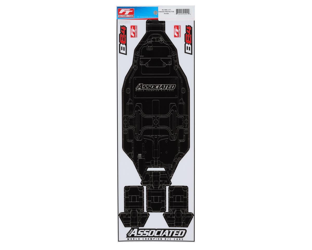 Team Associated RC10B6.4 FT Chassis Protective Sheet +3mm [91999]