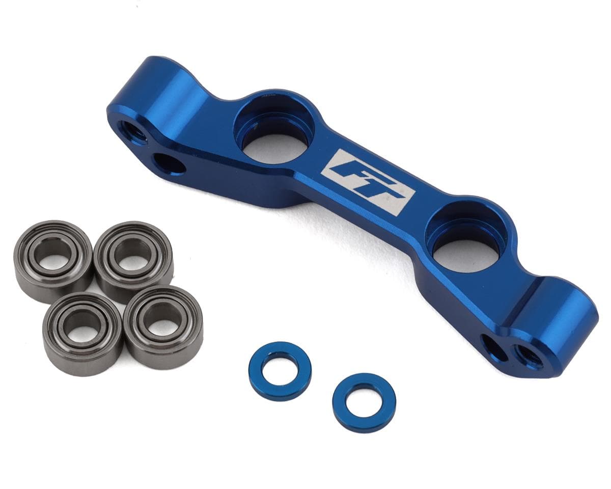 Team Associated RC10B6.4 FT Steering Rack, blue aluminum [91984]