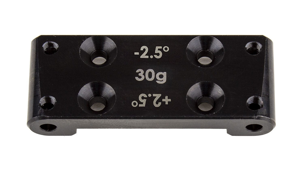 Team Associated RC10B6 FT Bulkhead, 25 deg, 30 deg, steel [91898]