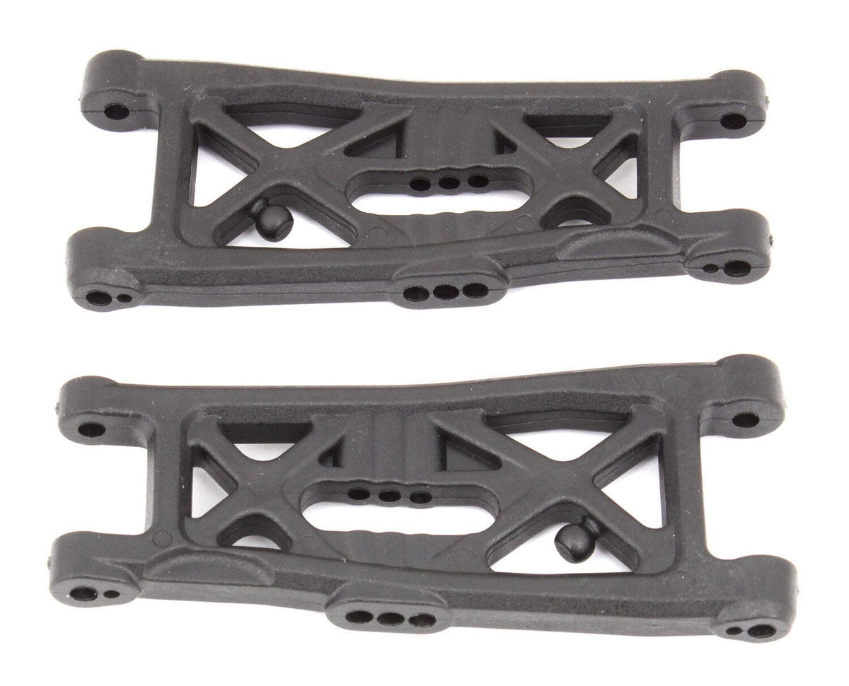 Team Associated RC10B6 FT Front Suspension Arms, gull wing, carbon [91872]