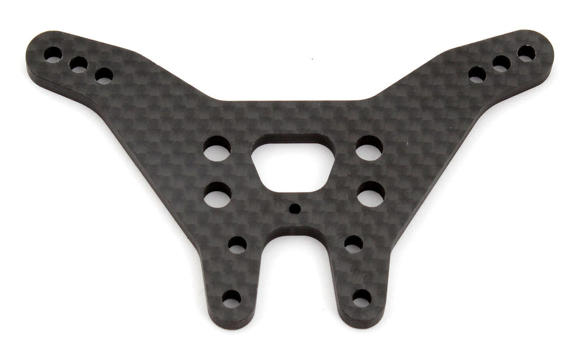 Team Associated RC10B6 Rear Shock Tower, long, carbon fiber [91666]