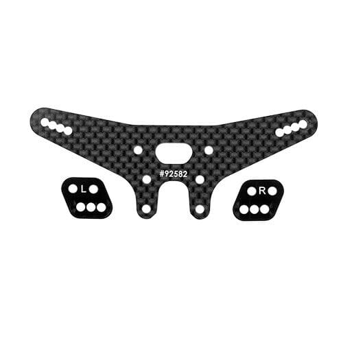 Team Associated RC10B7.1 FT Gull Dropper And Rear Shock Tower Set, -2mm [92578]