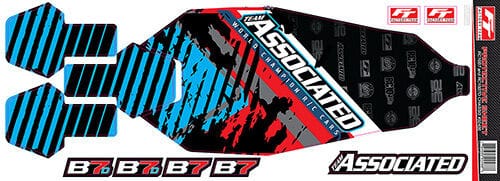 Team Associated RC10B7 Chassis Protective Sheet [92488]