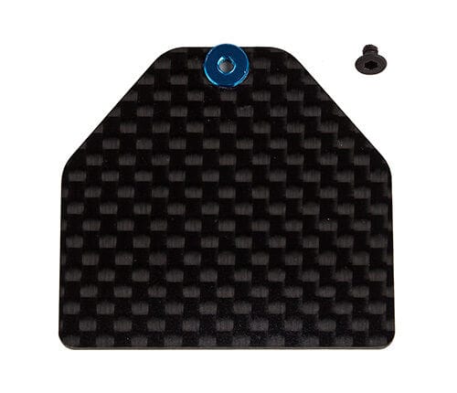 Team Associated RC10B7 FT Carbon Fiber Servo Weight Plate, 4g [92446]