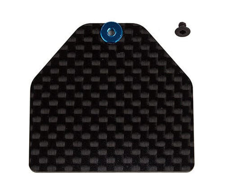 Team Associated RC10B7 FT Carbon Fiber Servo Weight Plate, 4g [92446]