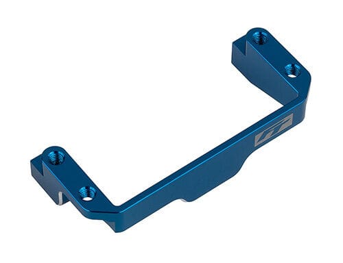 Team Associated RC10B7 FT One-Piece Servo Mount, blue aluminum [92456]