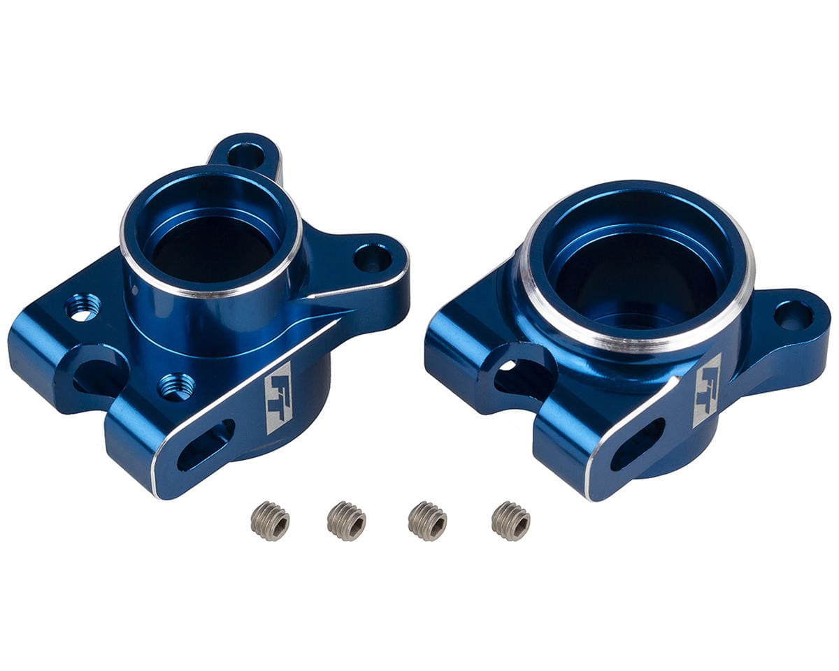 Team Associated RC10B7 Factory Team Rear Hub Set Blue [92471]