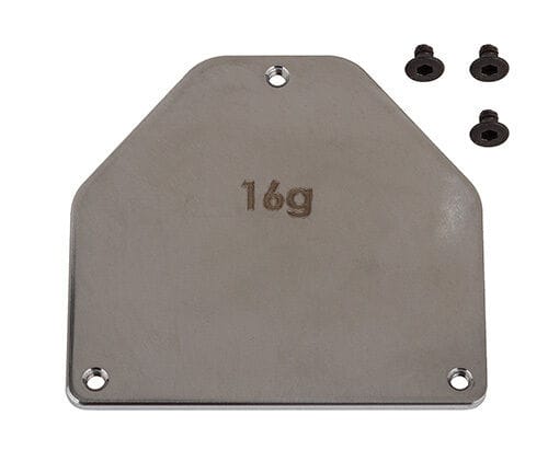 Team Associated RC10B7 FT Steel Servo Weight Plate, 16g [92445]