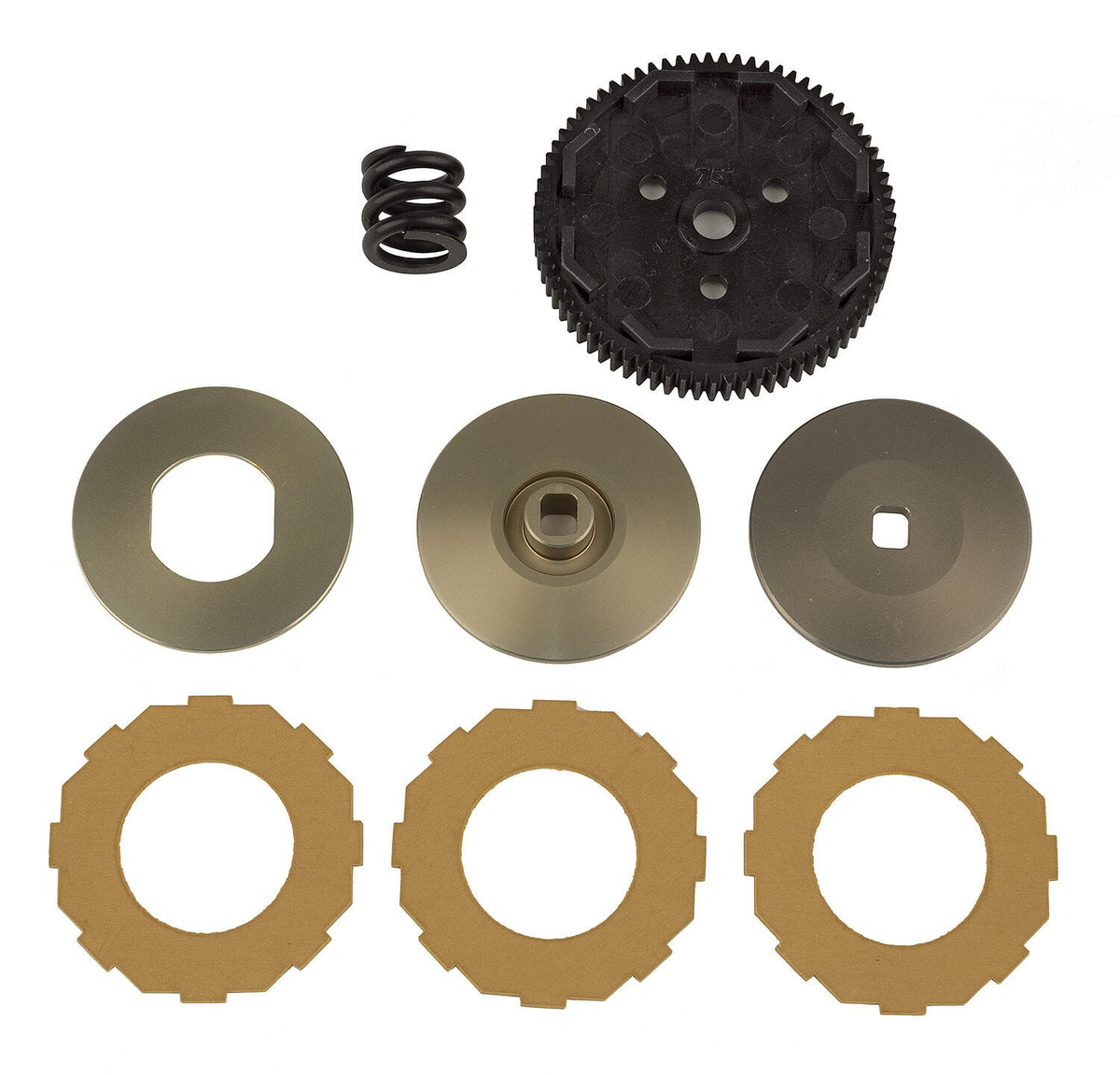 Team Associated RC10B74.1 3 Pad Slipper Conversion [92282]