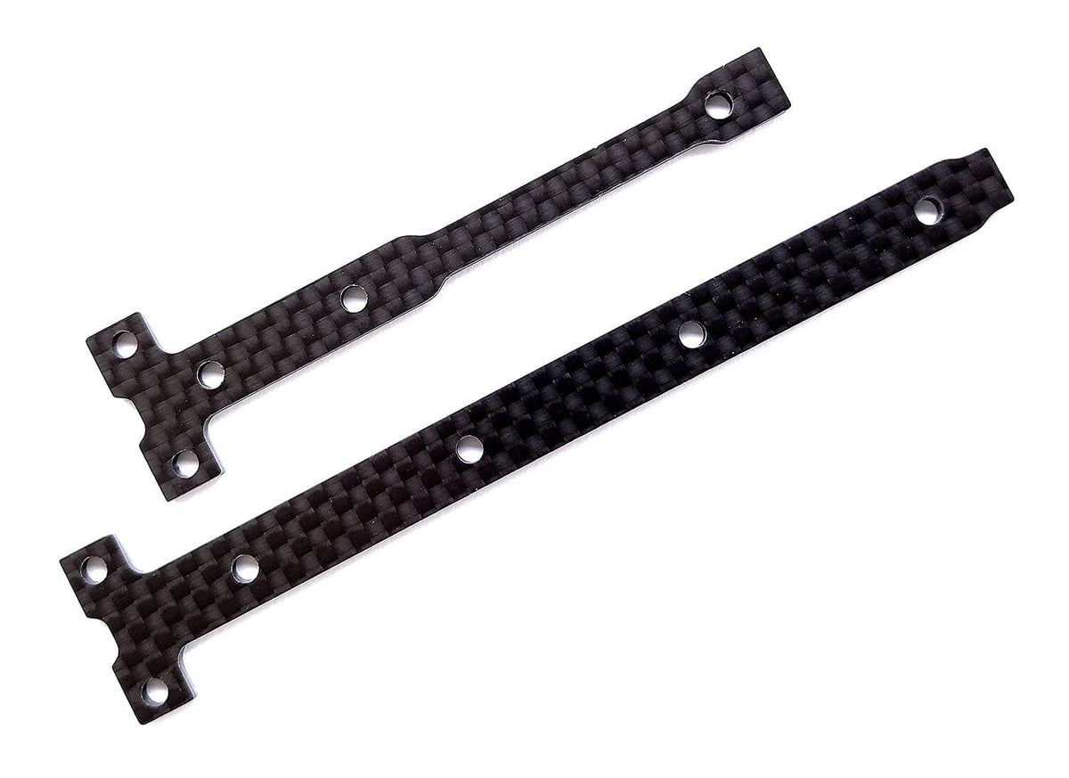 Team Associated RC10B74.1 Carbon Fiber Chassis Brace Support Set, 2.0mm [92284]