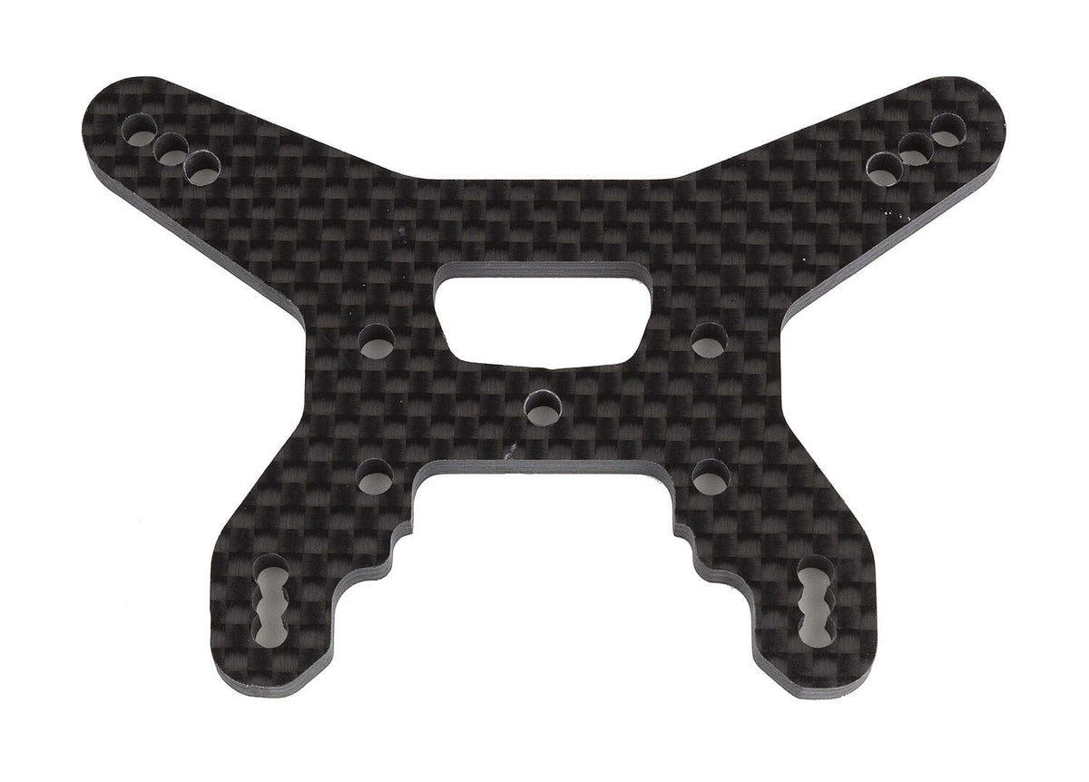 Team Associated RC10B74.1 FT Rear Shock Tower, 31mm V2, carbon fiber [92256]