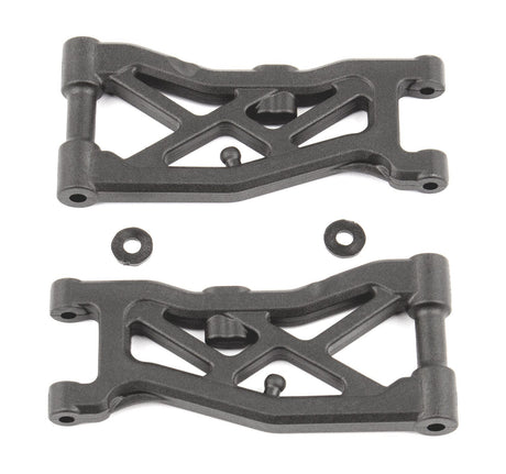 Team Associated RC10B74 FT Front Suspension Arms, carbon [92297]