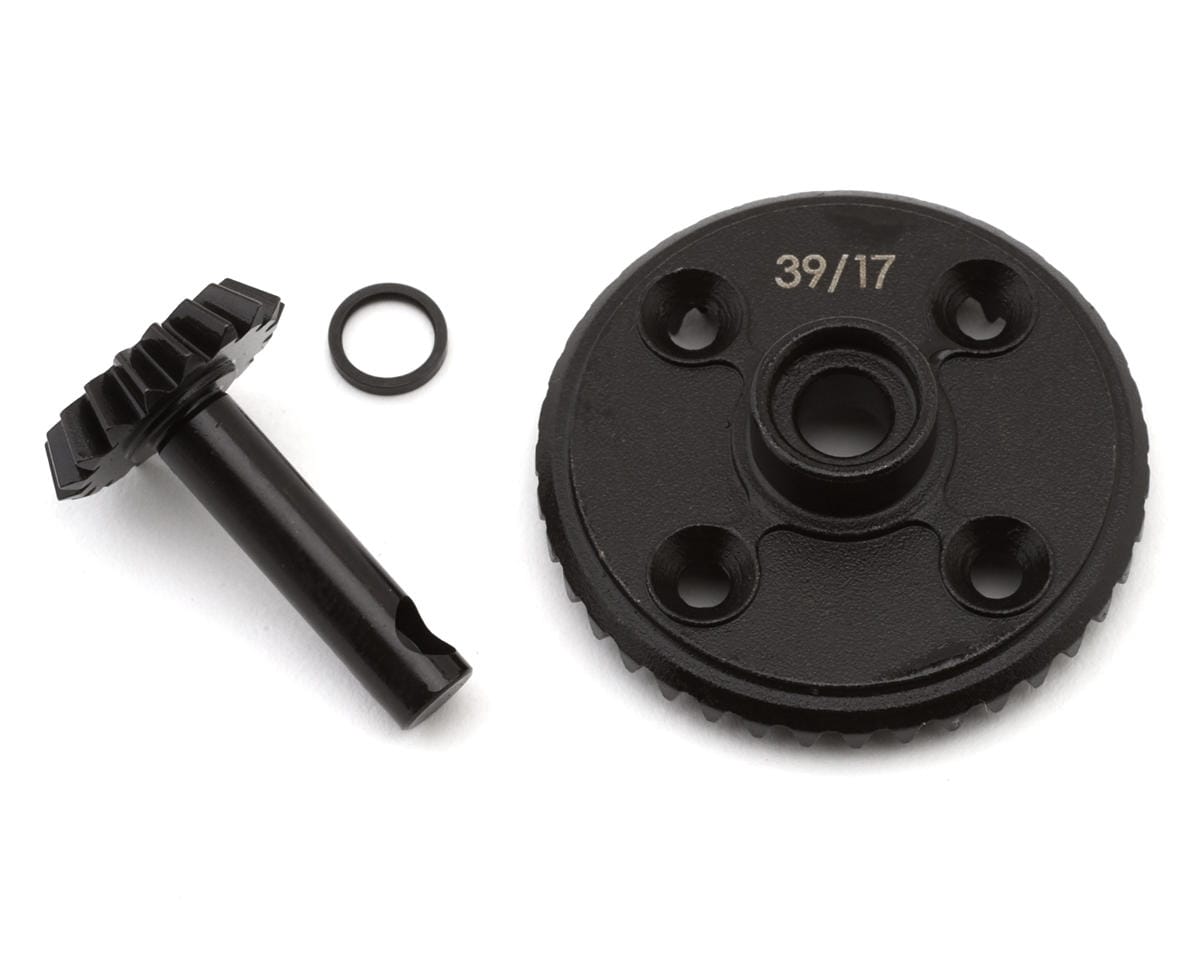Team Associated RC10B84 FT 39/17 Ring and Pinion Overdrive Gear Set Steel 92568