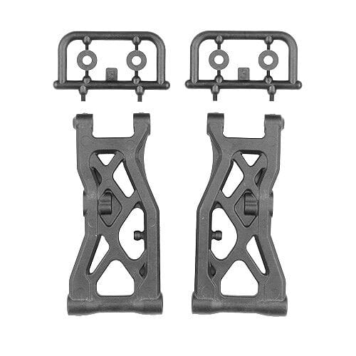 Team Associated RC10B84 FT Carbon Front Suspension Arms, 73mm [92625]