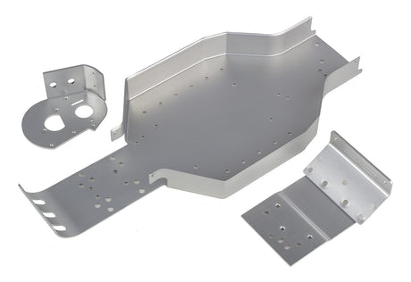 Team Associated RC10CC Chassis, Nose Plate, Motor Mount, silver [6311]