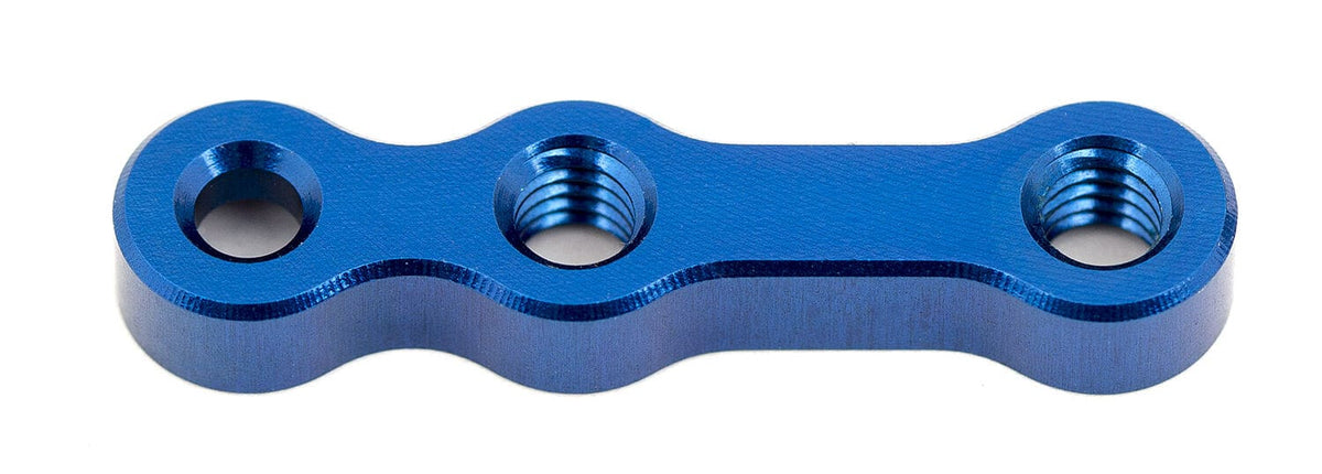 Team Associated RC10F6 Front Wing Plate, blue aluminum [8677]