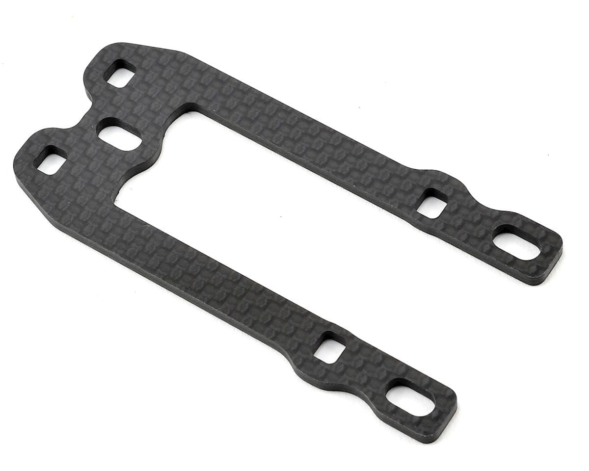 Team Associated RC10F6 FT Front Top Plate forward servo carbon fiber 8636