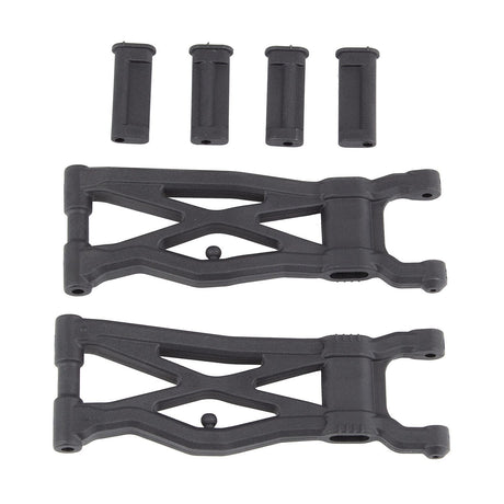 Team Associated RC10T6.1 FT Rear Suspension Arms, carbon [71150]