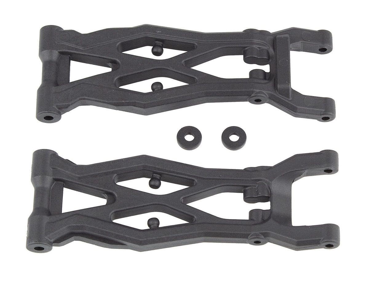 Team Associated RC10T6.2 FT Rear Suspension Arms, gull wing, carbon [71141]