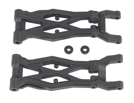 Team Associated RC10T6.2 FT Rear Suspension Arms, gull wing, carbon [71141]