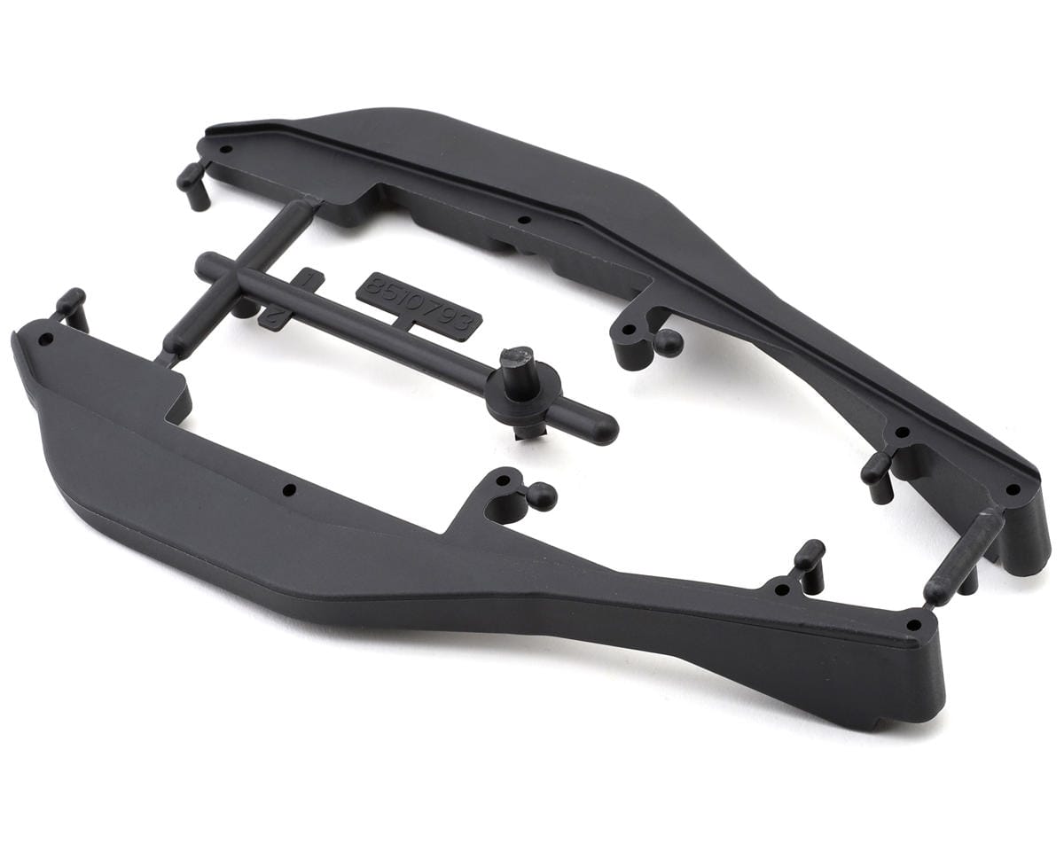 Team Associated RC10T7 FT Side Rails, Carbon [71202]