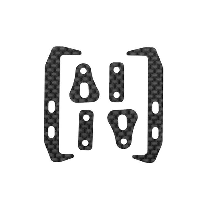 Team Associated RC10TC8 FT Carbon Fiber Battery Holder Set [32101]