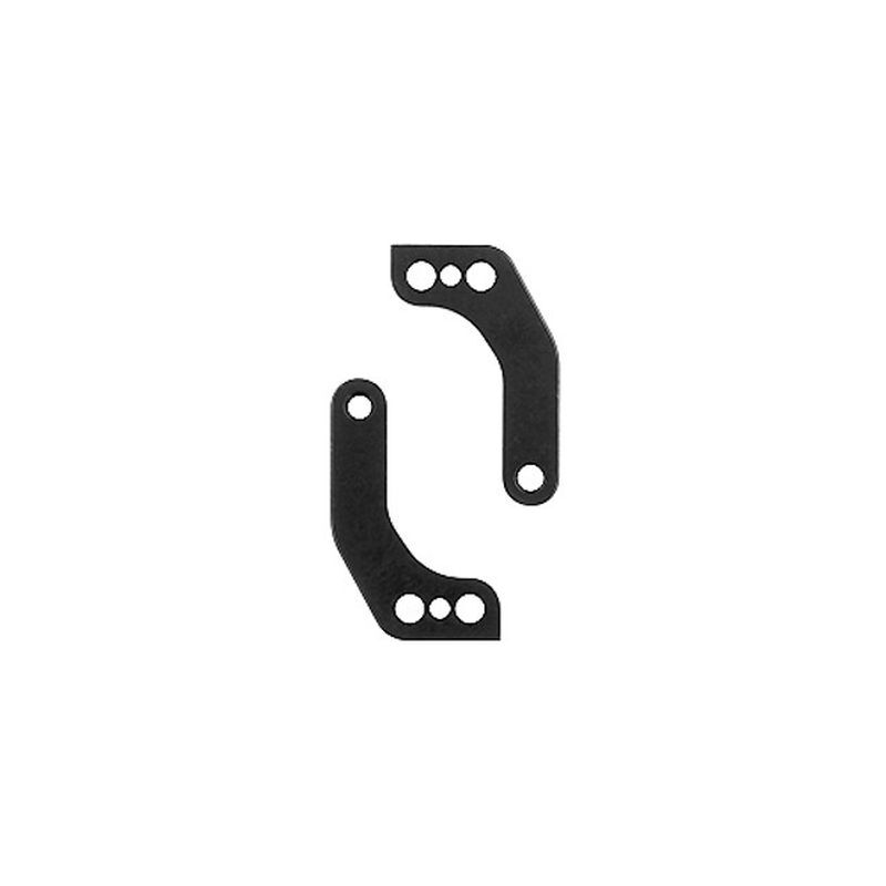 Team Associated RC10TC8 FT Steering Block Arm Set, Front, +1Mm [32020]