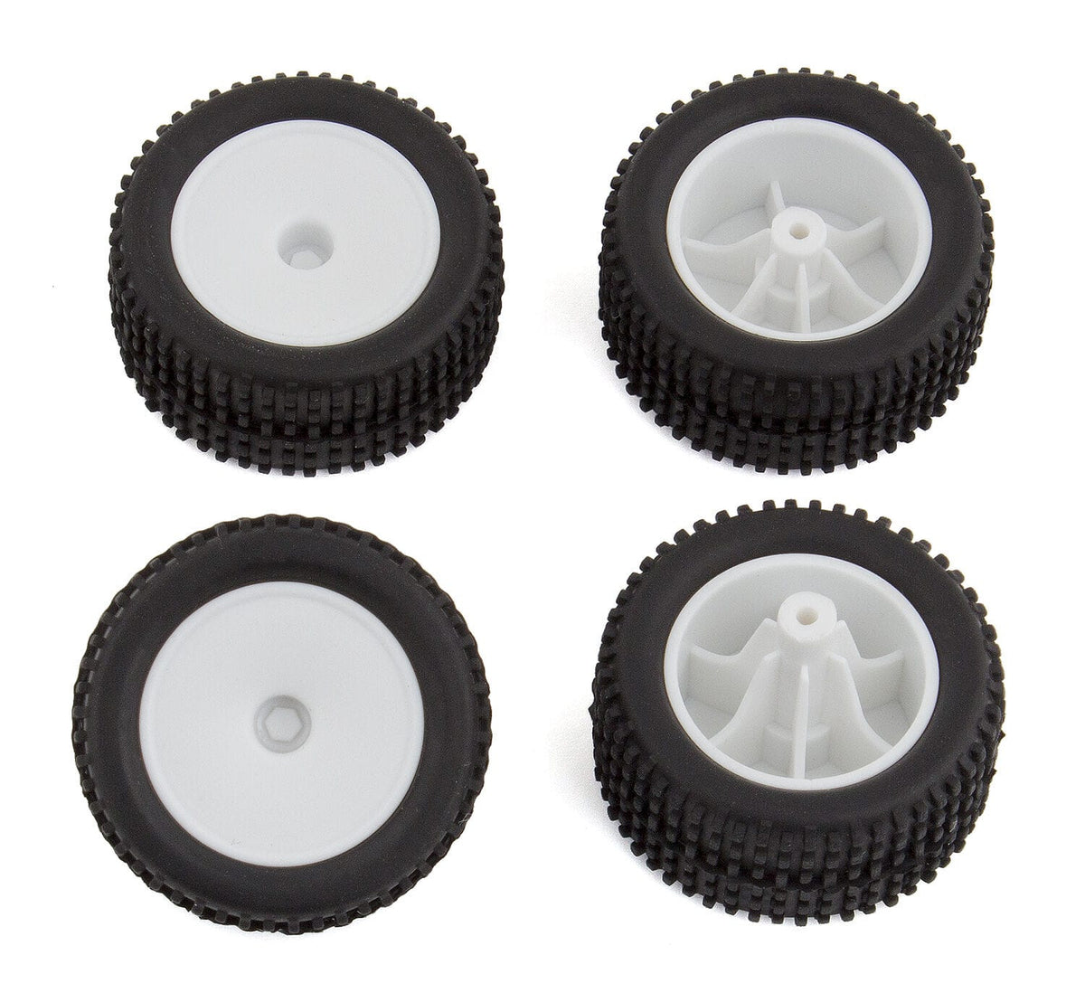 Team Associated RC28T Wheels and Tires, mounted [21435]