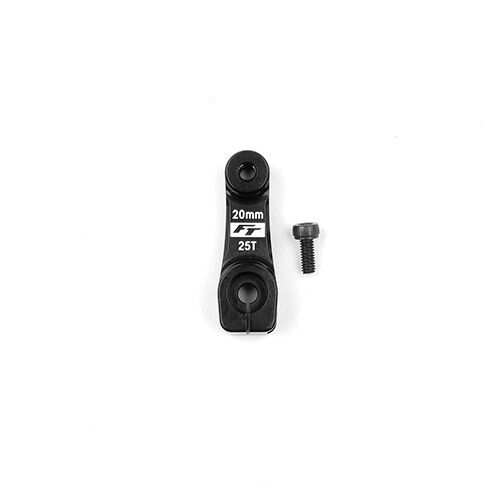 Team Associated RC8 FT Aluminum Clamping Servo Horn, 25t, 20mm, -2mm Offset [81673]