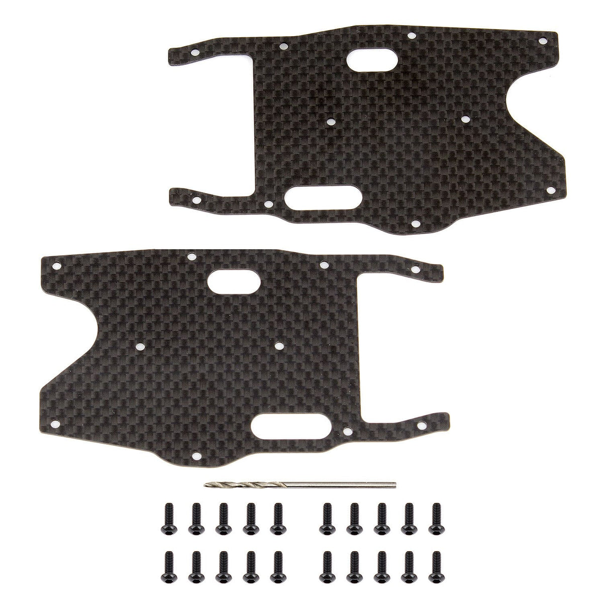 Team Associated RC8B3.1 FT Arm Stiffeners, rear, carbon fiber [81419]