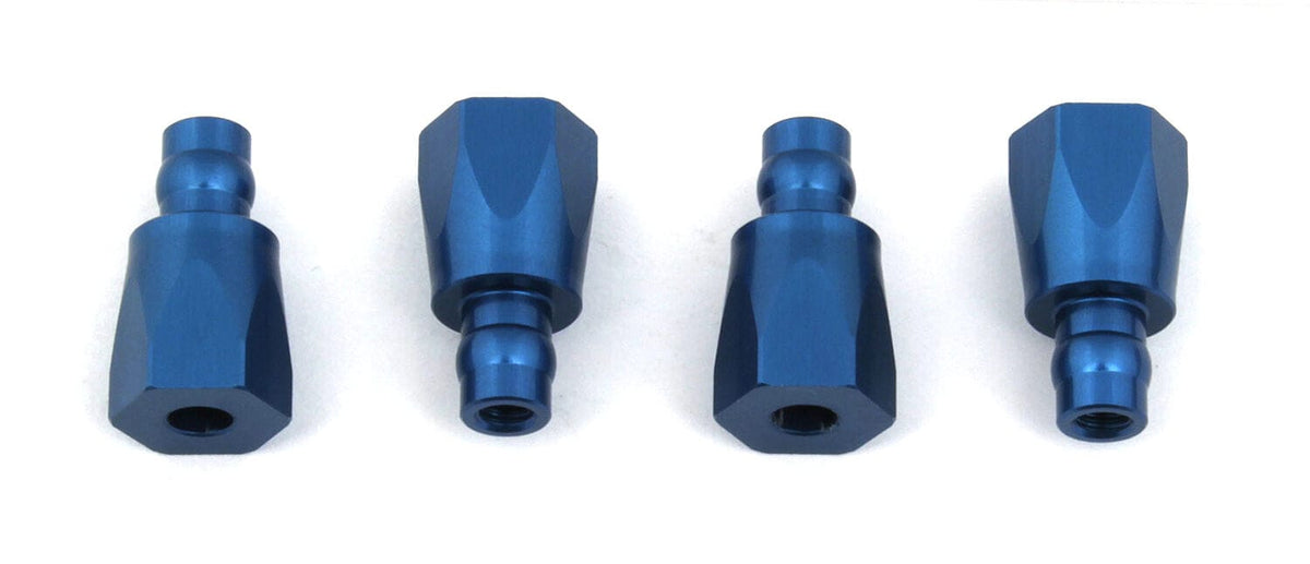 Team Associated RC8B3.1 Shock Bushings, blue aluminum [81410]